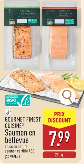 Offre: Saumon en bellevue