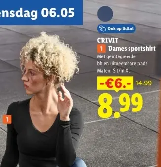Aanbieding: Dames sportshirt