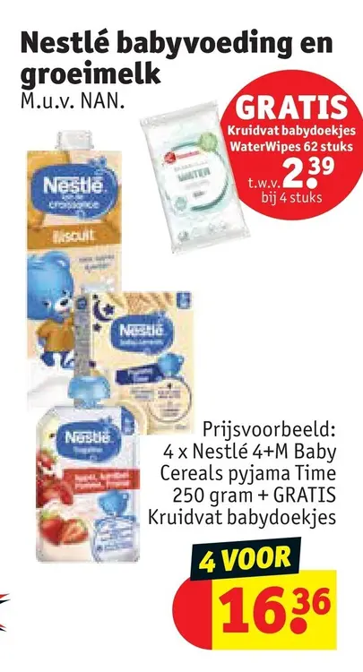 Promotie: Nestlé babyvoeding en groeimelk