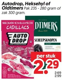 Aanbieding: Autodrop, Heksehyl of Oldtimers