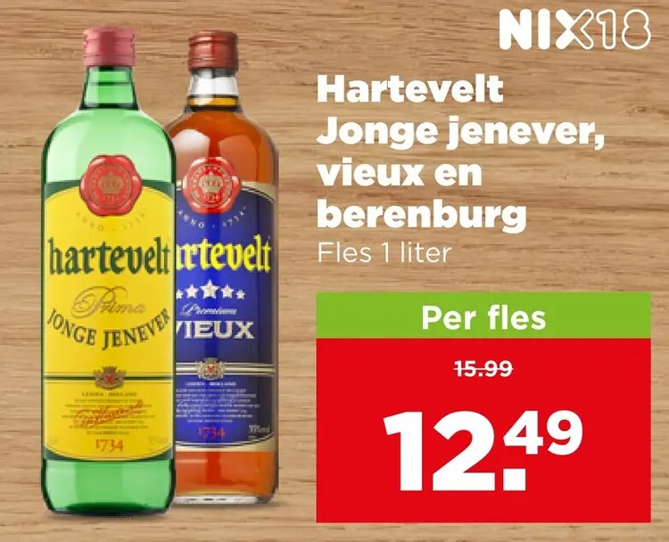 Aanbieding: Jonge jenever, vieux en berenburg