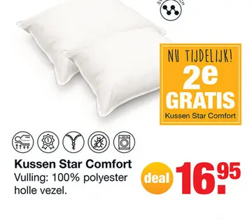 Aanbieding: Hoofdkussen Star Comfort