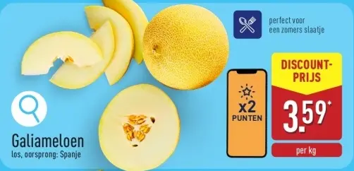 Promotie: Galiameloen