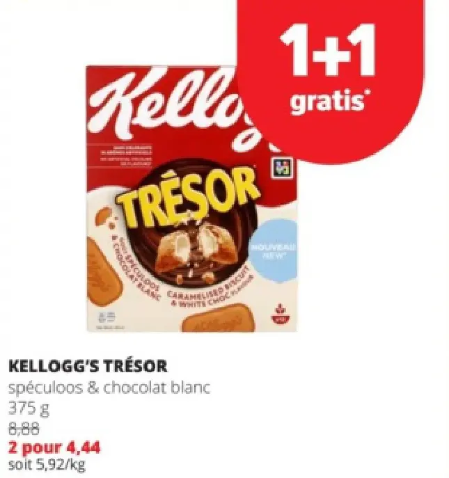 Offre: Spéculoos & chocolat blanc