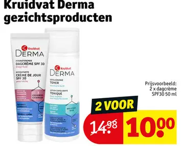 Aanbieding: Kruidvat Derma gezichtsproducten