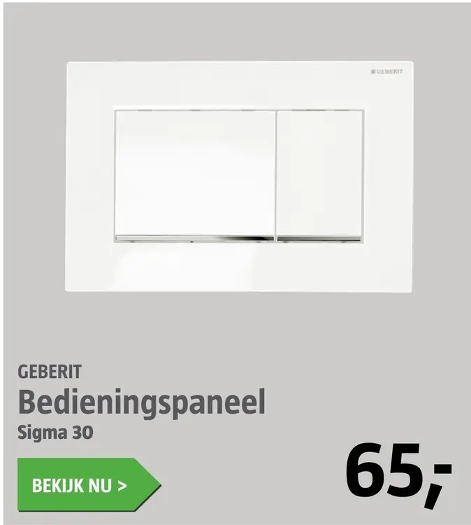 Aanbieding: Bedieningspaneel Sigma 30