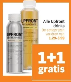 Aanbieding: Upfront drinks