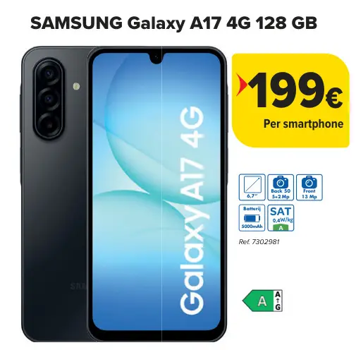 Promotie: Galaxy A17 4G 128 GB