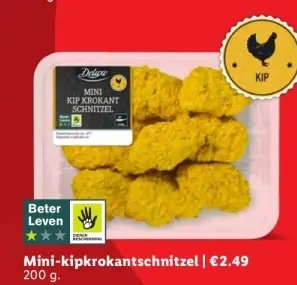 Aanbieding: Mini-kipkrokantschnitzel