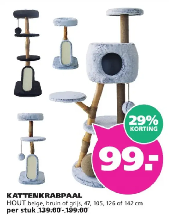 Aanbieding: Kattenkrabpaal