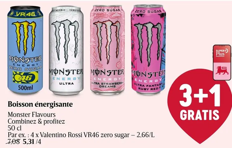 Offre: Boisson énergisante
