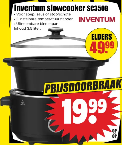 Aanbieding: Slowcooker SC350B