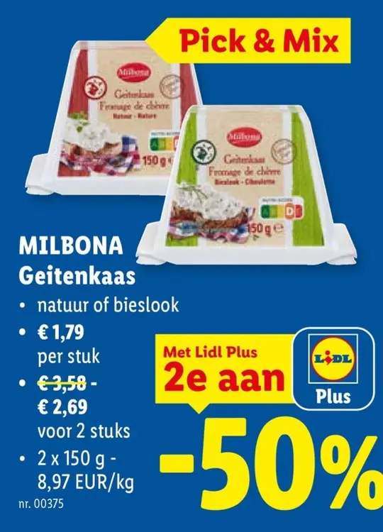 Promotie: Geitenkaas