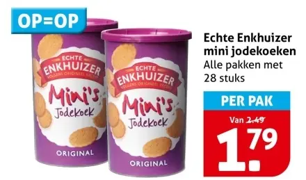 Aanbieding: mini jodekoeken
