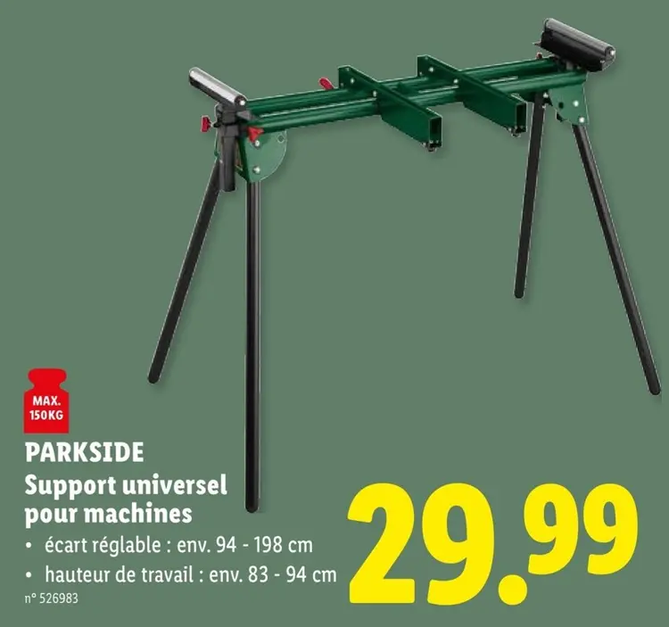 Offre: Support universel pour machines