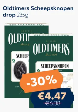 Aanbieding: Oldtimers Scheepsknopen drop
