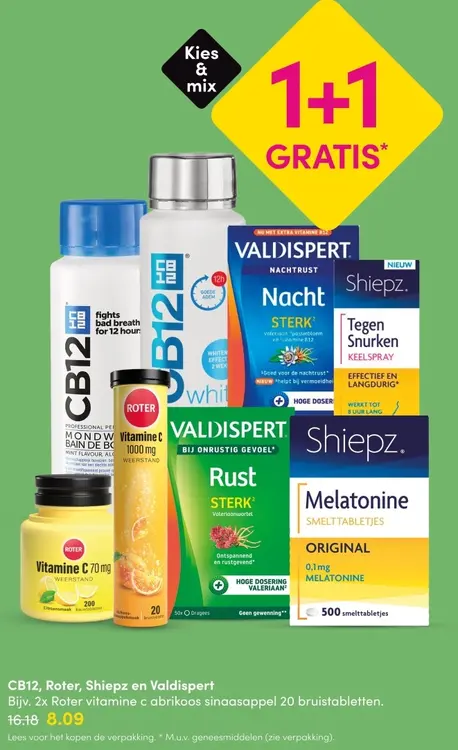 Aanbieding: CB12, Roter, Shiepz en Valdispert