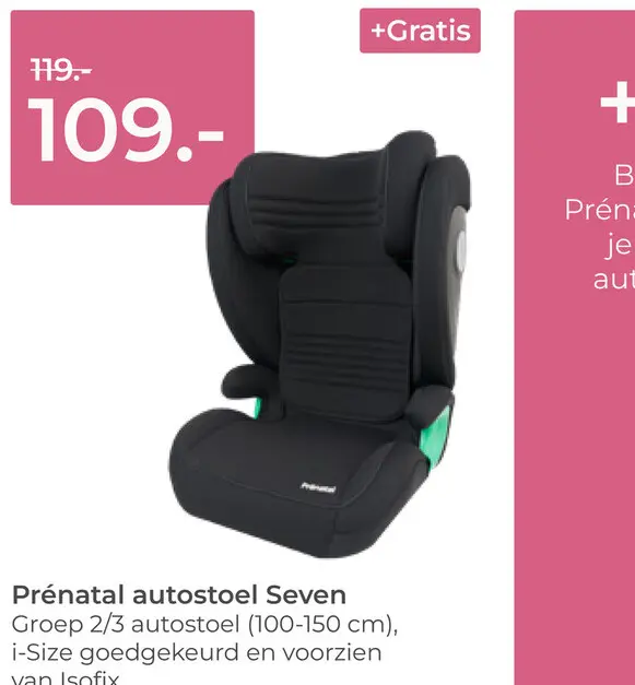 Aanbieding: autostoel Seven