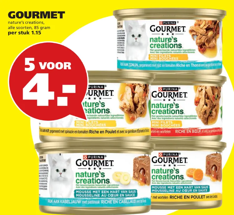 Aanbieding: Gourmet nature's creations