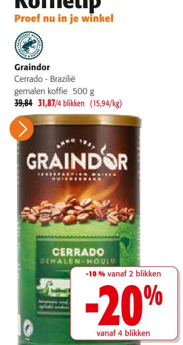 Promotie: Graindor Cerrado - Brazilië