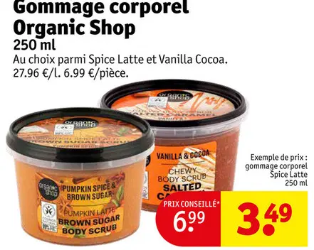 Offre: Gommage corporel