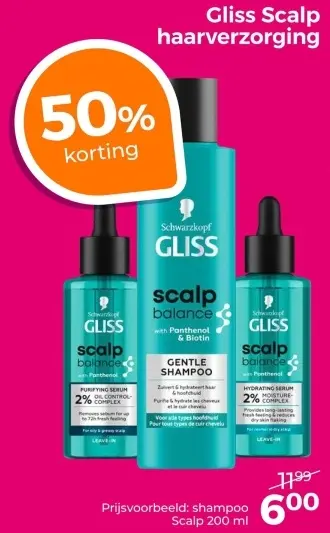Aanbieding: Gliss Scalp haarverzorging