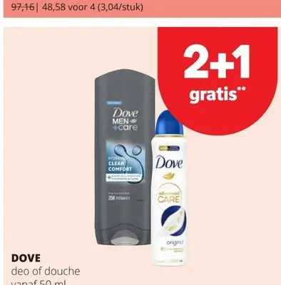 Promotie: Deo of douche