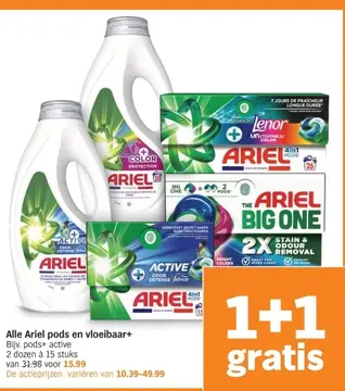 Aanbieding: Alle Ariel pods en vloeibaar+