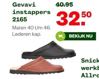 Aanbieding: Gevavi instappers 2165