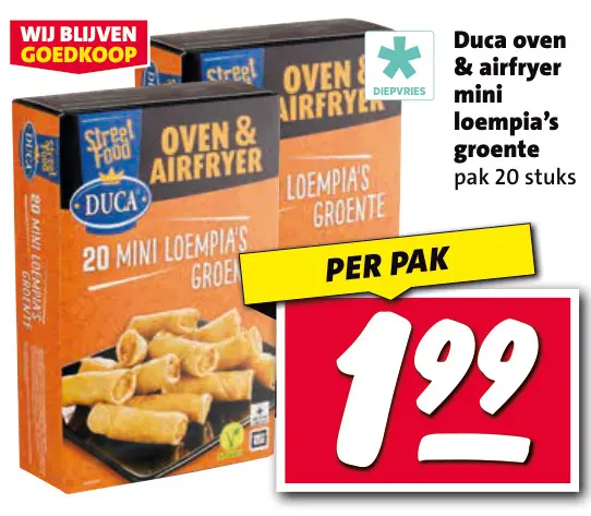 Aanbieding: Mini loempia's groente
