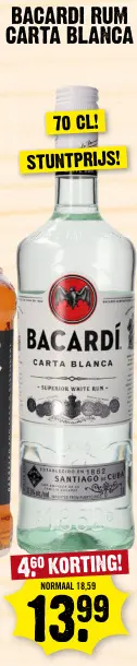 Aanbieding: Rum carta blanca