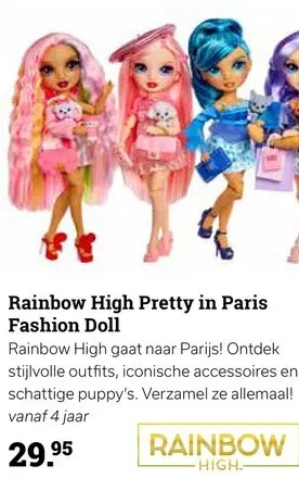 Promotie: Pretty in Paris Fashion Doll