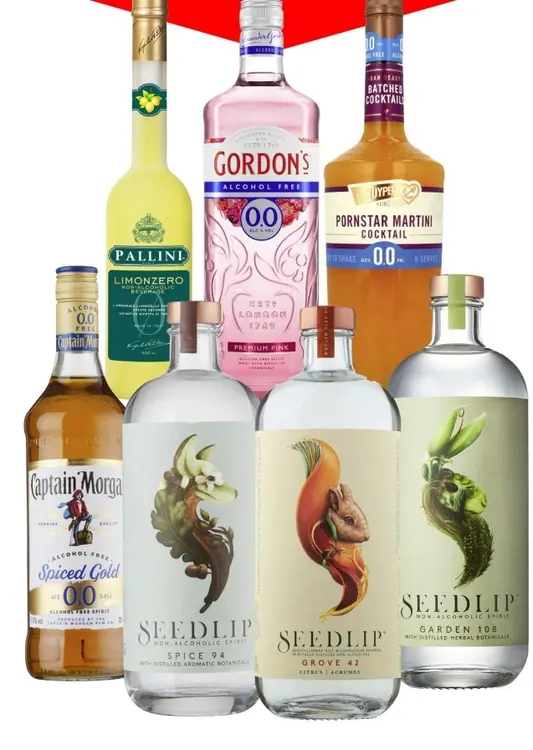 Aanbieding: Non-alcoholic spirits and cocktails