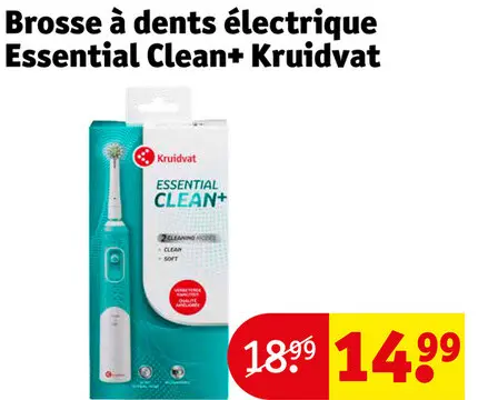 Offre: Brosse à dents électrique Essential Clean+