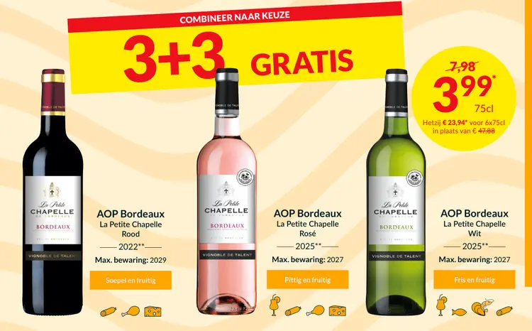 Promotie: AOP Bordeaux La Petite Chapelle