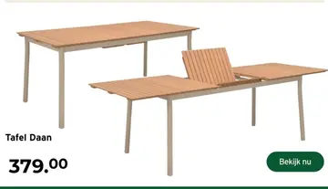 Aanbieding: Tafel Daan