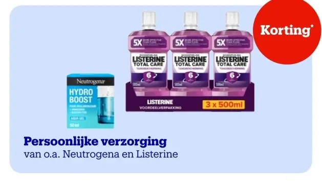 Promotie: Persoonlijke verzorging