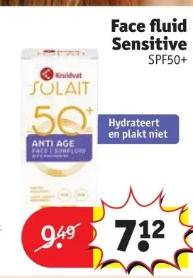 Promotie: Face fluid Sensitive