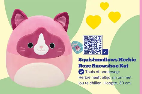 Aanbieding: Herbie Roze Snowshoe Kat