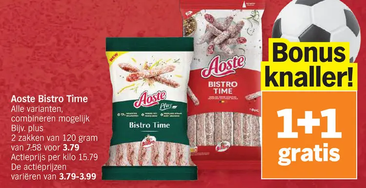 Promotie: Aoste Bistro Time