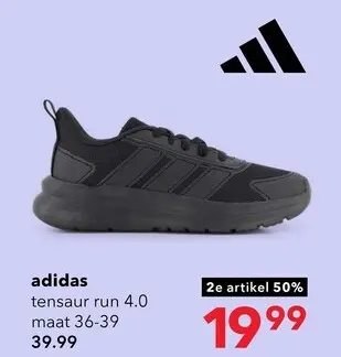 Aanbieding: Adidas Tensaur Run 4.0 kinder sneakers zwart
