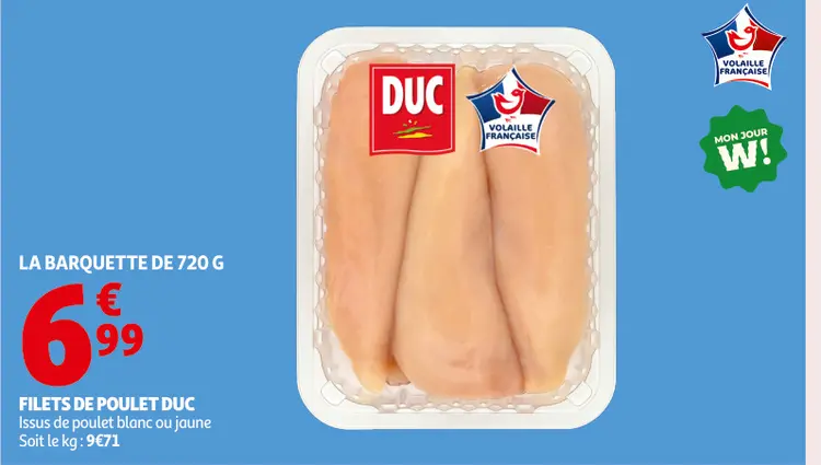 Promotie: Filets de poulet
