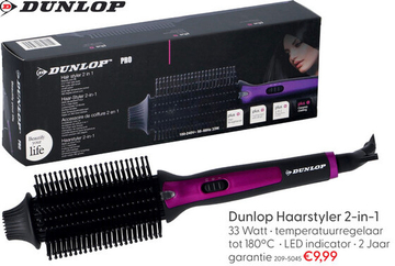 Aanbieding: Dunlop Haarstyler 2-in-1