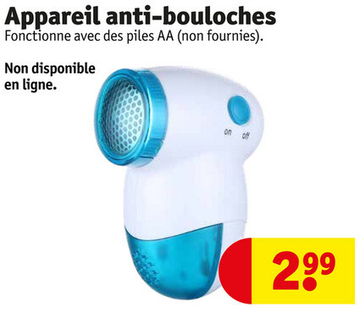 Offre: Appareil anti-bouloches