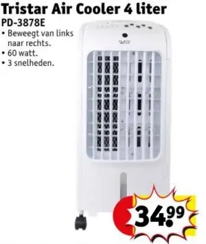 Aanbieding: Tristar Air Cooler 4 liter