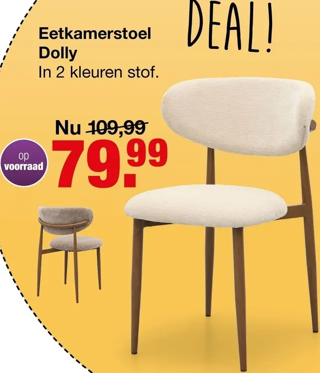 Aanbieding: Eetkamerstoel Dolly
