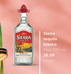 Promotie: tequila blanco