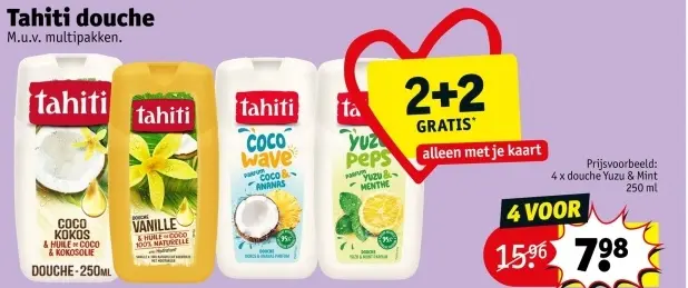 Promotie: Tahiti douche