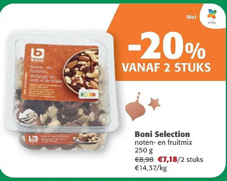 Promotie: noten- en fruitmix