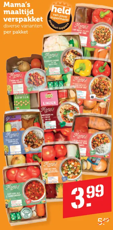 Aanbieding: Mama's maaltijd verspakket
